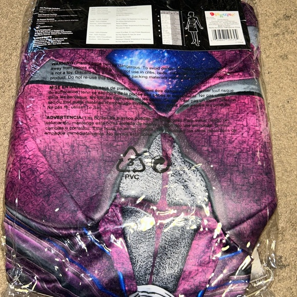 New Adult Womens Saban's Pink POWER RANGER Halloween Costume large 12/14 no mask - Picture 3 of 4